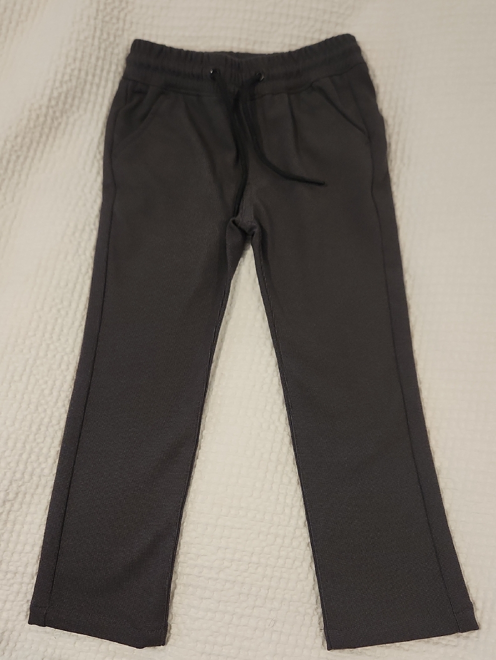 Appaman Kids 4T Charcoal Dress  Pant With Pockets And Drawstring